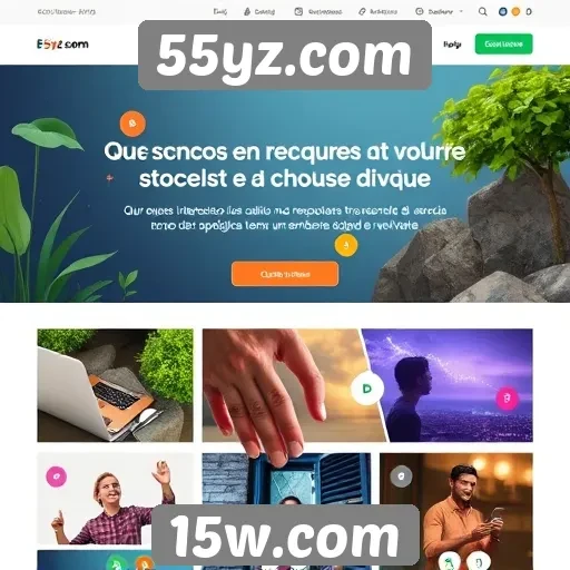 Novos recursos interativos no site 55yz.com
